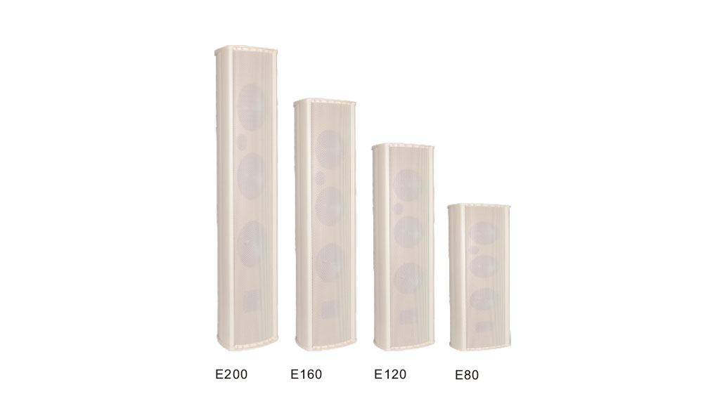 Water-proof High Sound Quality Outdoor Column Speaker: E80~E120